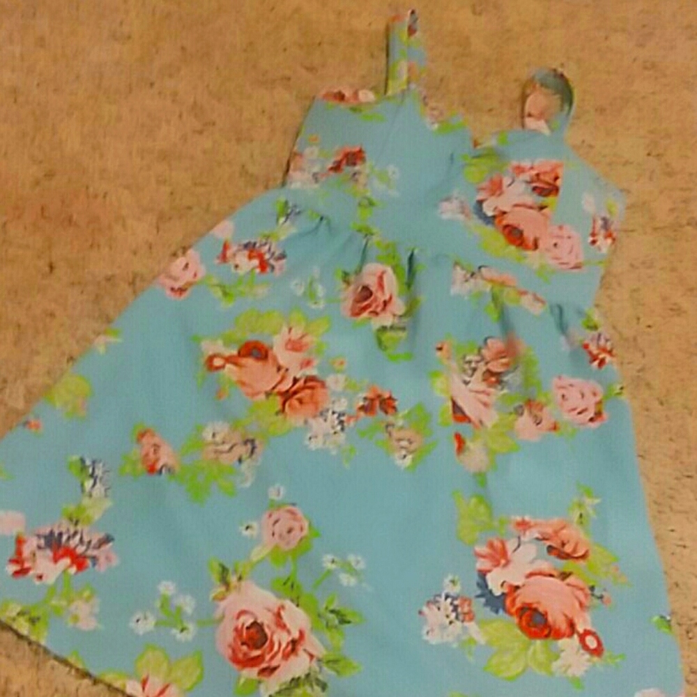 No Boundaries Girls Floral Dress